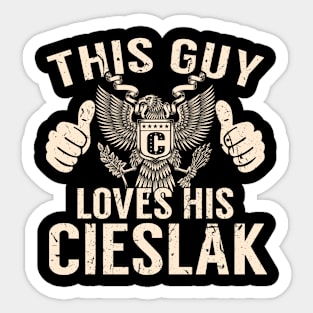 CIESLAK Sticker